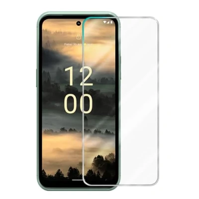 Afbeelding van Cadorabo Screenprotector geschikt voor Nokia XR21 Pantser film Beschermende in KRISTALHELDER Geharde (Tempered) display beschermglas 9H hardheid met 3D Touch