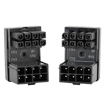Afbeelding van Adapter voor desktops Grafische kaart (8PIN Forward + 8Pin Reverse Adapter), ATX tot 180 graden Power Computer accessoires.
