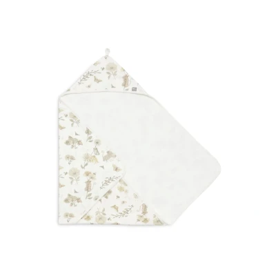 Afbeelding van Jollein badcape 75x75cm Dreamy Mouse Ivory
