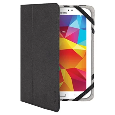 Afbeelding van § +Targus Foliostand Universal Tablet Case 7 8&quot; Black ipad en universeel gebruik