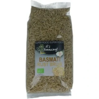 Afbeelding van Its Amazing Basmati Rijst Bruin 500GR