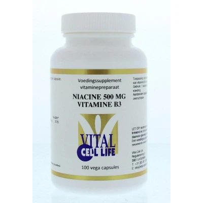 Afbeelding van Vital Cell Life B3 Niacine Capsules