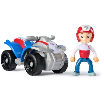 Afbeelding van PAW Patrol, ATV van Ryder, speelgoedauto met verzamelfiguur, duurzaam speelgoed