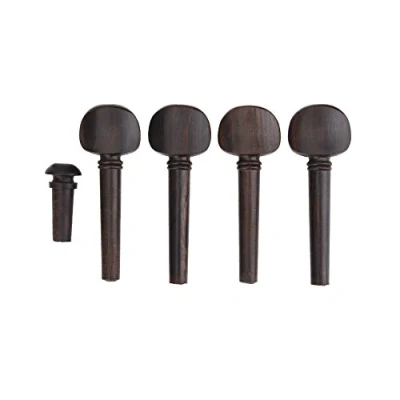 Afbeelding van Viool Tuning Pegs, Ebony Stempennen met eindpin set, reserveonderdelen voor 4/4 violen muziekinstrumenten