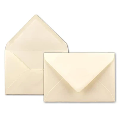 Afbeelding van Neuser FarbenFroh 80g/m², B6 enveloppen, 175 x 125 mm, Natte Afdichting Gesamtparent 50 Umschläge Cream