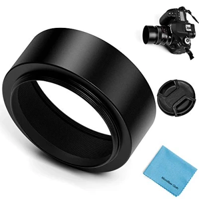 Afbeelding van Fotover 67mm Metalen, standaard, inschroefbare standaard lenskap met lensdop centrale knijpknop voor Canon, Nikon, Sony, Pentax, Olympus, Fuji, Sumsung, Leica camera +poetsdoekje
