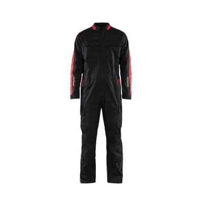 Afbeelding van Blaklader Industrie overall stretch 6144 1832 Zwart/Rood