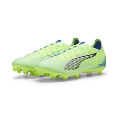 Afbeelding van Puma Ultra 5 Match FG/AG Voetbalschoenen met kunststof noppen, Heren, Maat: 47, Fizzy apple/white/bluemazing Kunststof/ textiel