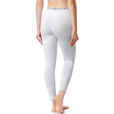 Afbeelding van Bellivalini BLV BLV50 177 LE Dames Leggings Sport Vrijetijdsbroek Lang Katoen Sporbroek Yogabroek Wit L