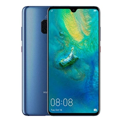 Afbeelding van Huawei Mate 20 beschermhoes en smartphone 6,53 inch (Kirin 980, 4 GB RAM, 128 geheugen, MP camera, Android 9.0), blauw [ES/PT versie, exclusief bij Amazon]