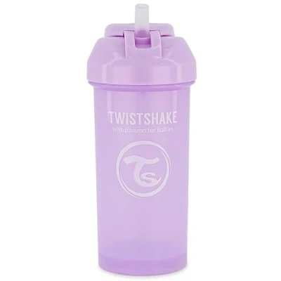Afbeelding van TWIST SHAKE rietjesbeker 360 ml in pastel paars
