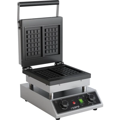 Afbeelding van Saro Wafelijzer model ATRIA, 28(B)x36(D)x23,4(H)cm, 230V/1600W