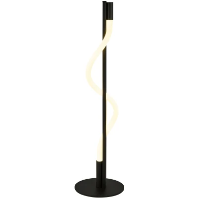Afbeelding van Searchlight Vloerlamp Serpent 56cm zwart EU57212BK