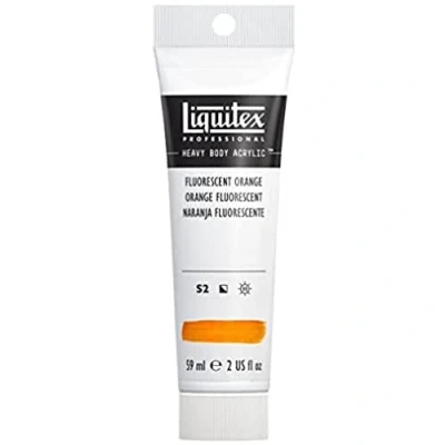 Afbeelding van Liquitex 1045982 Professional Heavy Body acrylverf in kunstenaarskwaliteit met uitstekende lichtechtheid en boterachtige consistentie, 59ml Fluorescent Orange