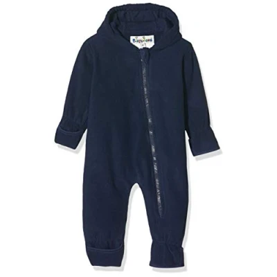Afbeelding van Playshoes baby fleece pak donkerblauw