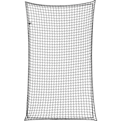 Afbeelding van vidaXL Aanhangwagennet elastisch touw 2,5x1,5 m polypropeen zwart