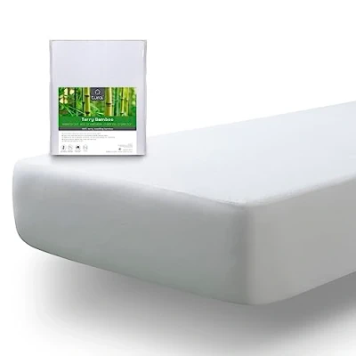 Afbeelding van Tural Matrasbeschermer 180x190/200 cm Bamboevezel Waterdichte topper Gecertificeerd Oeko Tex Ademend topmatras