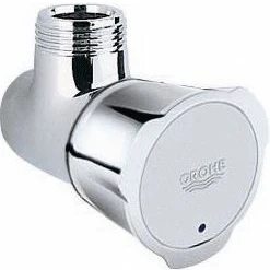 Afbeelding van Grohe Costa L tapkraan 1/2&quot; markering blauw aansluiting 3/4&quot; chroom