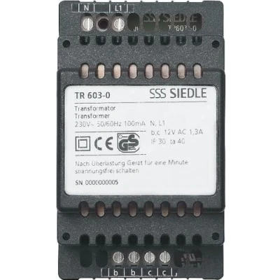 Afbeelding van Siedle transformator in din rail behuizing voor de voeding van extra componenten 200035160 00