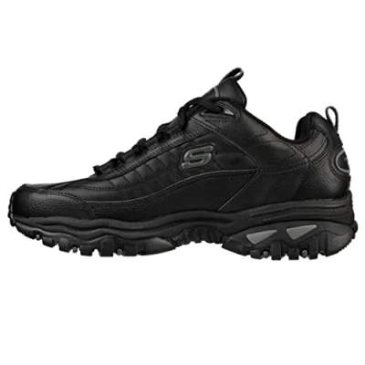 Afbeelding van Skechers Energie Afterburn heren Veterschoen, Zwart Grijs 01, 39 EU