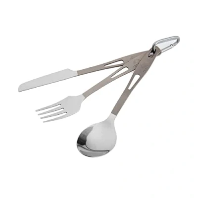 Afbeelding van TOAKS Titanium Vouwgereedschap Set Vorkmes Lepel