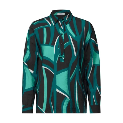 Afbeelding van Cecil Damesblouse met print, zwart, S