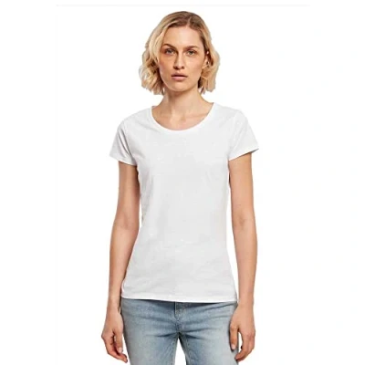 Afbeelding van Damesshirt &#039;Basic Tee&#039; met ronde hals White XL