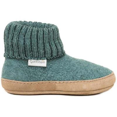 Afbeelding van Gottstein Alpine LE Pantoffels voor kinderen, Maat: 33, Oceangreen Wol