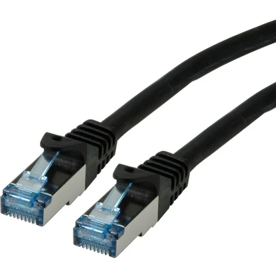 Afbeelding van ROLINE Patchkabel Cat.6A S/FTP (PiMF), Component Level, LSOH, zwart, 3 m