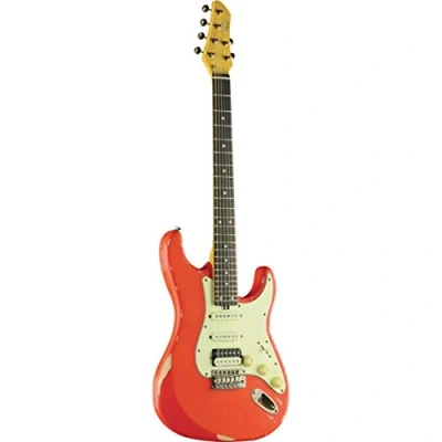 Afbeelding van Eko Aire Relic Red Type Strat Fiesta