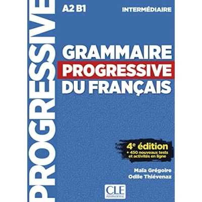 Afbeelding van Grammaire progressive du français Niveau intermédiaire. Buch + Audio CD: 4ème édition avec 680 exercices. Schülerbuch CD Online