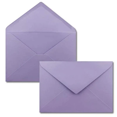 Afbeelding van Neuser FarbenFroh Enveloppen C5, 229 x 154 mm, natte lijm 25 Umschläge violet (21)