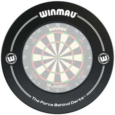 Afbeelding van Winmau Dartbord catchring zwart (zwart)