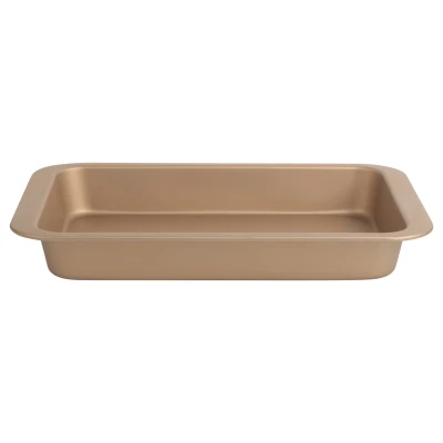Afbeelding van Russell Hobbs Roasting Tray oven Pan 36 cm Non Stick Carbon Steel Weulence Gold