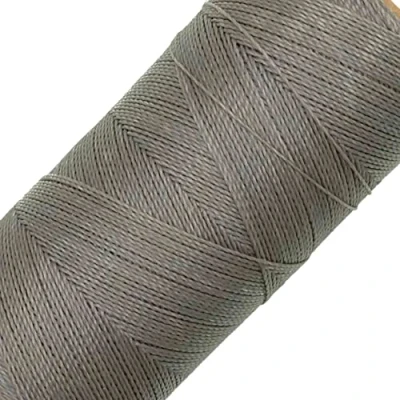 Afbeelding van LINHASITA Waxdraad 100gr/360 meter, 0,5 mm dik polyester macramé, 30 kleuren grijs