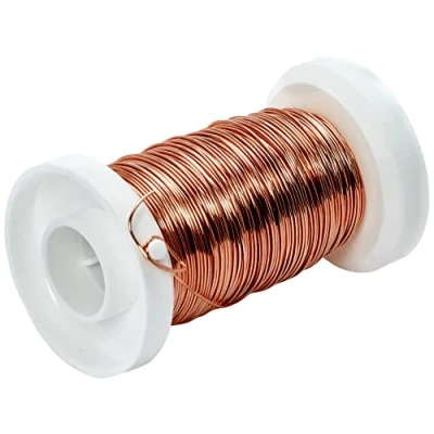 Afbeelding van GLOREX Koperdraad 0,4 mm, 40 m, draad, bruin, 9 x 8,69 3,2 cm
