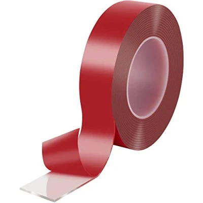 Afbeelding van Poppstar Dubbelzijdige Tape (5 m x 38 mm 2 mm) Acryl Transparant