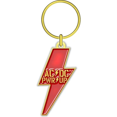Afbeelding van AC/DC PWR UP Sleutelhanger Rood