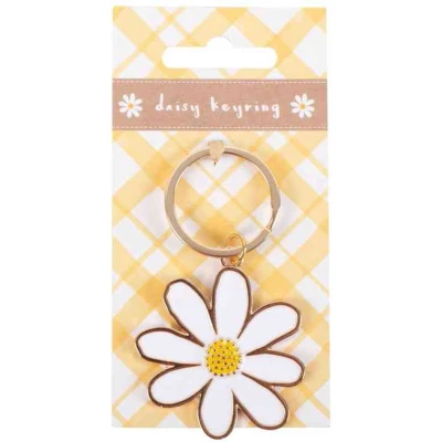 Afbeelding van Something Different Daisy Enamel Sleutelhanger Multicolours
