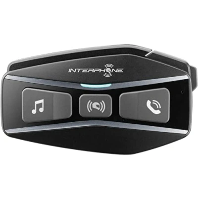 Afbeelding van INTERPHONE UCOM16 Enkel Intercom Mesh 2.0 technologie en Bluetooth 5.0, te gebruiken voor een groep van 24 rijders, afstand 1,6 km, batterijduur tot 15 uur, mp3, gps, waterdicht IP67