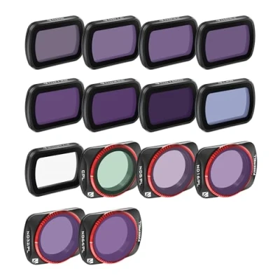 Afbeelding van Freewell QuickSwap ND, ND/PL, CPL, sneeuwmist 1/4, filters voor lichtvervuiling, filter 14 stuks megakit Osmo Pocket 3: moeiteloze installatie, creatieve vrijheid, gimbal compatibiliteit