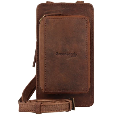 Afbeelding van GreenLand Nature Mini bag Montenegro met opgestikte portemonnee