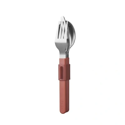 Afbeelding van Mepal Silueta Bestekset 3 delig Vivid Mauve Rood Bestek