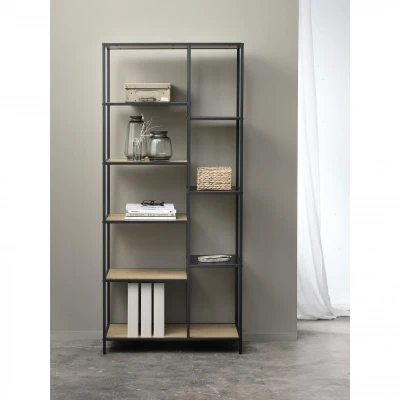 Afbeelding van Nordic Home Anita stellingkast 180 cm Hout