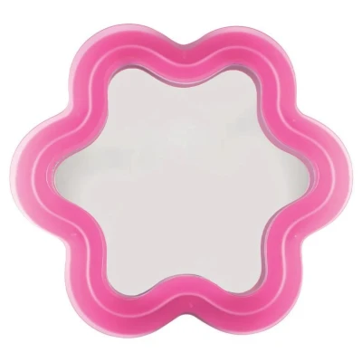 Afbeelding van Seletti Supercurve Flower spiegel met verlichting 119x108 roze