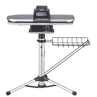 Afbeelding van Speedypress PSP202S Stoomstrijkpers met uittrekbare in hoogte verstelbare standaard, 64 x 27 cm, 1400 watt, incl. reserveovertrek en schuimstofvilt, zilverkleurig