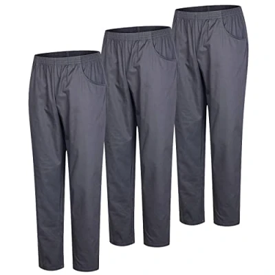 Afbeelding van MISEMIYA Verpakking van 3 stuks Unisex sanitaire broek Medische Uniformen SANITAIR Werkbroek Ref. 8312 * stuks, Grijs 21, M