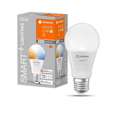Afbeelding van LEDVANCE SMART+ WIFI LED lamp, white frosted look, 9W, 806lm, Pakje van 4