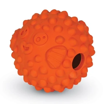 Afbeelding van Brightkins Tough &amp; Tumble Traktatie Dispenser Kleine Kogelvis BPA Gratis Doseerspeelgoed Hond Speelgoed, Hondenspeelgoed voor Agressief Spelen