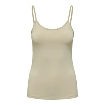 Afbeelding van Bestseller A/S Dames ONLEA S/L New Singlet JRS NOOS Top, Humus, L, L